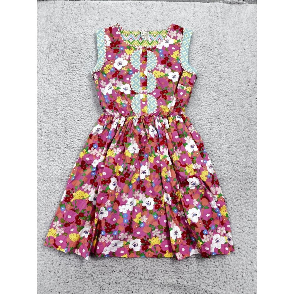 2013 Women's Matilda Jane Leah Fit & Flare Cotton Blend Floral Dress Size Small